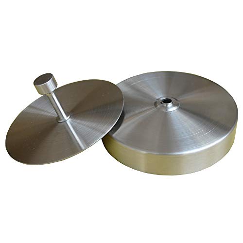 Tiswell hamburguesa prensa Hamburger Patty Maker, antiadherente molde de acero, inoxidable, ideal para barbacoa, acero inoxidable, suelto