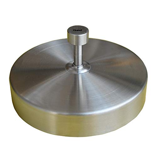Tiswell hamburguesa prensa Hamburger Patty Maker, antiadherente molde de acero, inoxidable, ideal para barbacoa, acero inoxidable, suelto