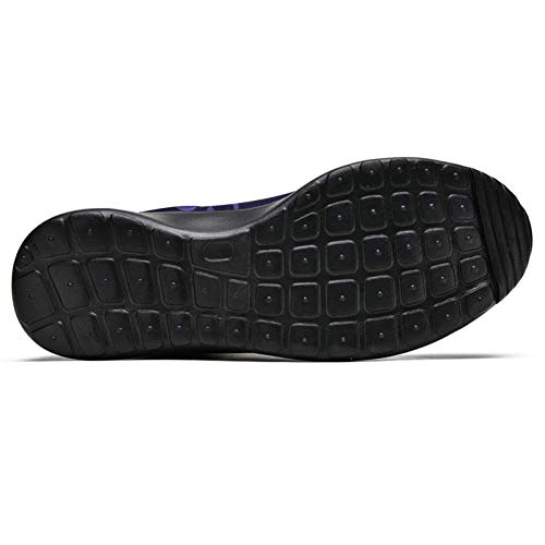 TIZORAX Zapatillas de running para mujer, con cola de sirena, de malla transpirable, senderismo, tenis, color Multicolor, talla 41 EU