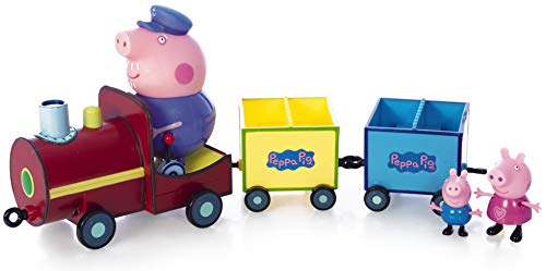 TM Toys 5034 peppas Tren con 2 Colgantes, Multicol ored
