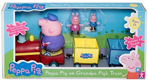 TM Toys 5034 peppas Tren con 2 Colgantes, Multicol ored