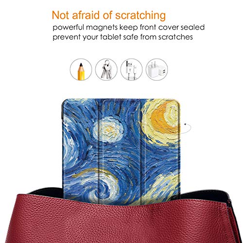 Tmore Funda Compatible con Huawei MediaPad T5 10,Ultra Delgado Carcasa con Soporte Función para Huawei MediaPad T5 10 10,1 2018,Star