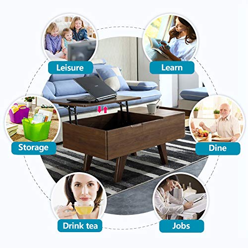 Tnfeeon 1 Par Bisagra Elevadora para Mesa, Bisagra Levantar Mesa de Café Ajuste de Hardware Bisagra de Muebles Plegable Mesa par Muebles Accesorios