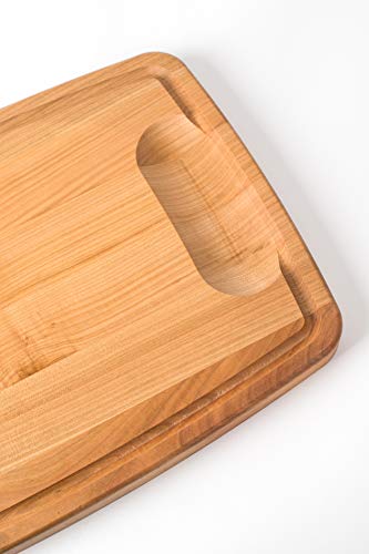 TNNature Premium - Tabla de cortar (madera de cerezo)