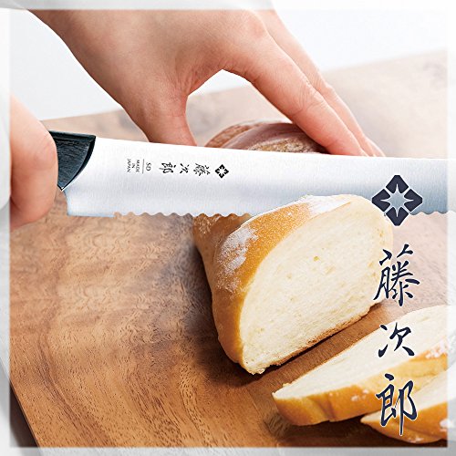 Tojiro Cuchillo Pan Japones 27cm - Cuchillos de Cocina Profesionales - Acero Molibdeno Vanadio
