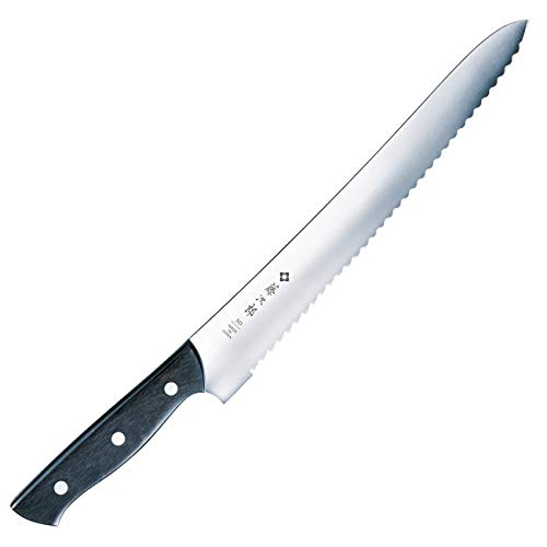 Tojiro Cuchillo Pan Japones 27cm - Cuchillos de Cocina Profesionales - Acero Molibdeno Vanadio