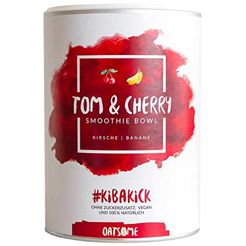 Tom & Cherry – Smoothie Bowl – Nutritivo desayuno con 100% ingredientes naturales & sin aditivos y refinado azúcar – larga satt con sólo 200 kcal – 400 g