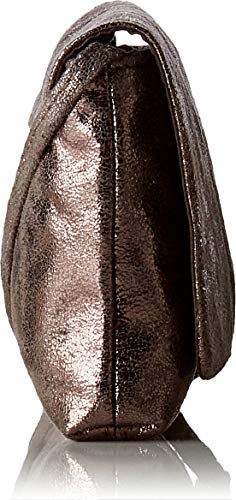Tom Tailor Acc Luna Glam Clutch - Bolso para mujer (2 x 12 x 20 cm), color plateado