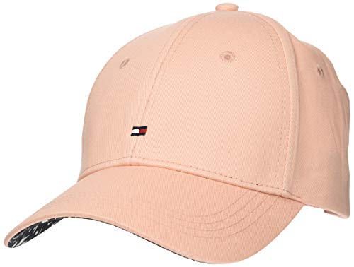 Tommy Hilfiger BB Print Cap Gorra de béisbol, Rosa (Coral Cloud 663), Talla única (Talla del Fabricante: OS) para Mujer