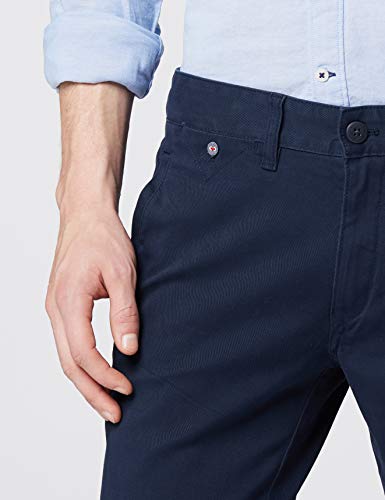 Tommy Jeans Hombre Original Slim Fit Chino Pantalones, Azul (Navy Blazer 416), W31/L34