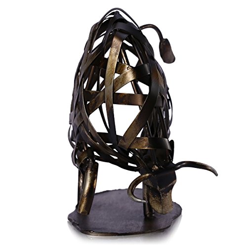 Tooarts- Escultura Metálica Hecha a Mano - Toro - Aparato de Hierro Decorativo para la Decoración del Hogar (Obra de Artesanía)