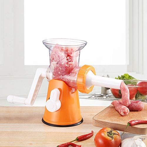 TOOGOO Herramientas úTiles Potente Picadora de Carne Cortador de Alimentos de Manual Multifuncional Licuadora de Procesador Picadora de Carne Manual Multifuncional