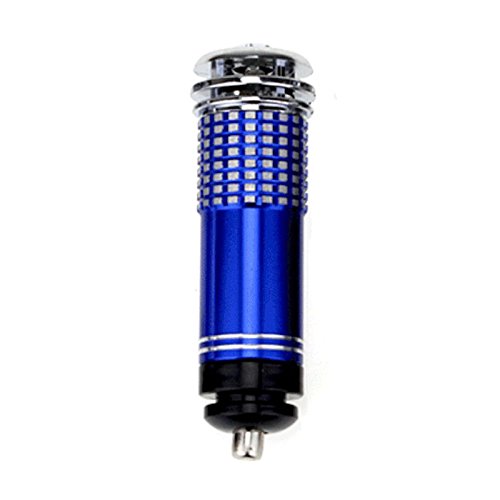 TOOGOO Universal Auto Car Fresh Mini Purificador de aire 12V Purificador ionico Oxigeno Bar Ozon Ionizer Cleaner (Azul)