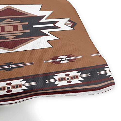 Toomjie 5 piezas Mandala celosía arte de lona, bolsas de regalo reutilizables para Navidad, pequeñas artesanías, monedero con doble cordón blanco 12 x 18 cm