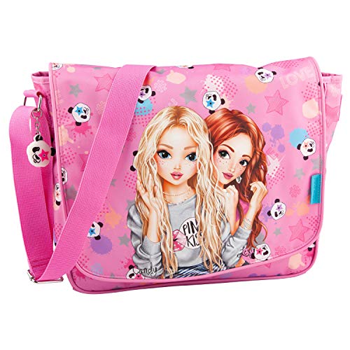 Top Model Bolso Bandolera Topmodel Panda Fucisa Bolso Bandolera, 40 cm, Rosa