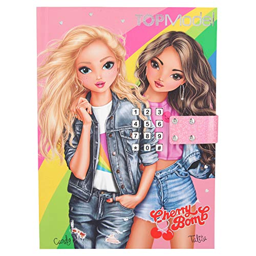 Top Model Diario con código Secreto y Sonido Cherry Bomb Candy & Talita