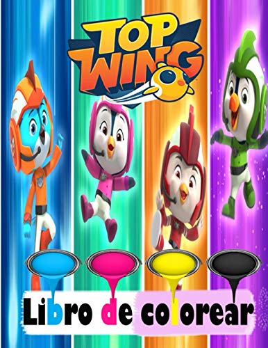 Top Wing Libro de colorear: Libro de colorear para niños y adultos: