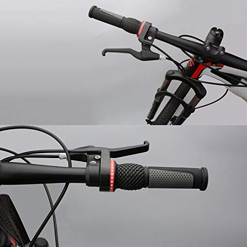 Topabin - Puños cortos para manillar de bicicleta (2 unidades, 90 mm)