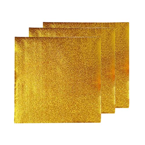 TOPBATHY 500 Piezas de Envoltorios de Bombones de Chocolate Papel de Aluminio Envoltura de Papel de Embalaje para Dulces Caseros Decoración de Dulces Diy (15X15 Cm)