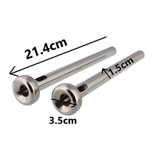 TopBrewingTM - Varillas refrigerantes portátiles para botellas (2 unidades), diseñadas para mantener tu cerveza fría y fría, de acero inoxidable de alta calidad