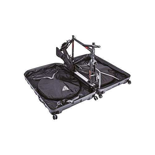 TOPEAK PAKGO X Maleta PORTABICICLETAS, Deportes y Aire Libre, Negro, 127 (H) x 85 (L) x 35 (W) cm / 50” (H) x 33.5” (L) x 13.8” (W)