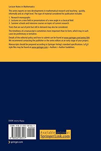 Topics in the Theory of Riemann Surfaces: 1595 (Lecture Notes in Mathematics)