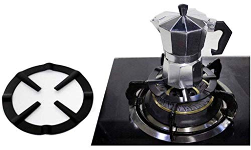 Topkitchengadgets™ Universal Mocha Maceta Soporte Reductor Anillo Soporte Base para Moka Expresso Café Resistente Hierro Salvamanteles para Hornillo Gas Cocinas