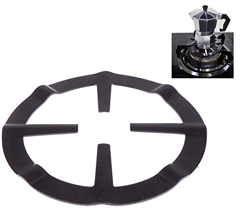 Topkitchengadgets™ Universal Mocha Maceta Soporte Reductor Anillo Soporte Base para Moka Expresso Café Resistente Hierro Salvamanteles para Hornillo Gas Cocinas
