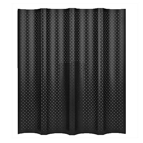 TOPmountain Bandeja Baguettes Moldes Recubrimiento Antiadherente de Grado alimenticio, bandejas de Pan Baguette Perforadas, para Hornear Pan francés, 4 panes - Negro