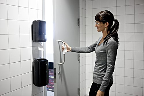 Tork 556008 Dispensador de papel higiénico plegado Elevation / Compatible con el sistema T3 / Negro