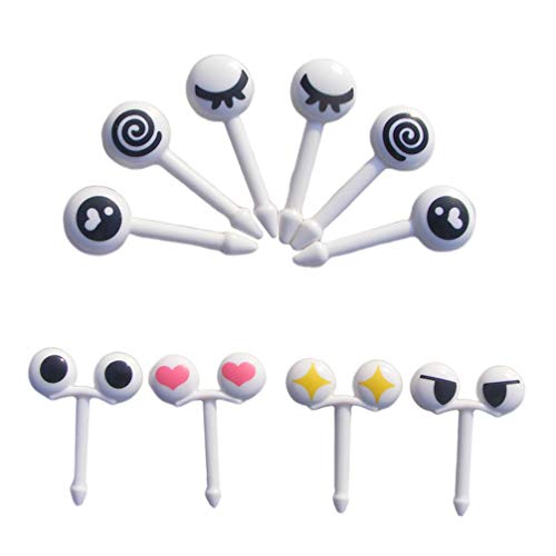 TOYANDONA - Juego de 20 Palillos de Frutas y Frutas, Tenedores de Postre, Pics bento Decorativo, Accesorios para Picos y Fiestas Infantiles, PP, Image 1, Medium