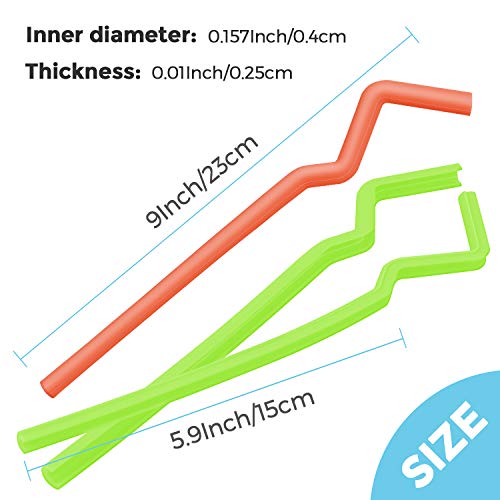 Toyfun 5 pajitas reutilizables de colores, pajita de silicona extraíble y lavable para beber bebidas calientes y frías de forma segura 23 cm Colorful