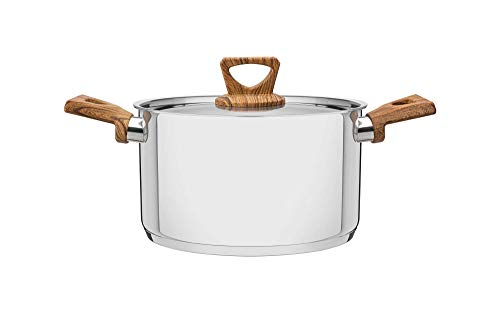 Tramontina Brava Batería de cocina de 5 piezas, Acero 18/10