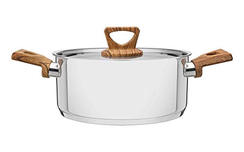 Tramontina Brava Batería de cocina de 5 piezas, Acero 18/10