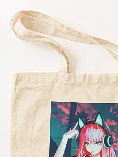 Tranding Case Syfl The Selling Top Collage Meme In Darling Franxx Tote Cotton Very Bag | Bolsas de supermercado de lona Bolsas de mano con asas Bolsas de algodón duraderas