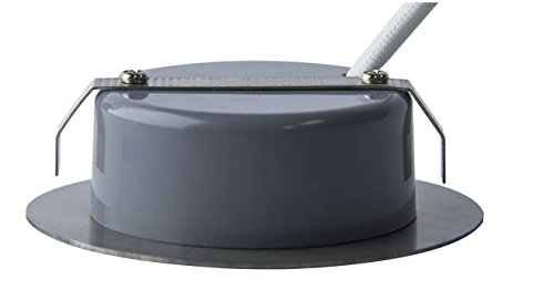 Trango Juego de 1 - 12V AC / DC Foco empotrable para muebles LED, empotrado, luz de techo TGG4E-018 en cromo para reemplazar luces de muebles convencionales G4 luces de campana de cocina, etc.