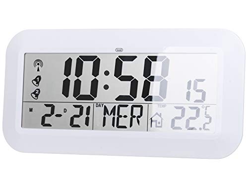 Trevi OM 3528 D Reloj de Pared, Blanco, 25 x 45 x 8 cm