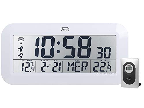 Trevi OM 3528 D Reloj de Pared, Blanco, 25 x 45 x 8 cm