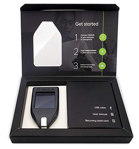Trezor Modelo T - Monedero de Hardware de Criptomonedas. Cartera Criptográfica de Próxima Generación con Pantalla Táctil LCD a Color y USB-C