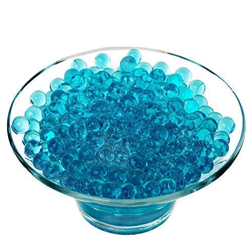 Trimming Shop 5g Agua Bolas para Planta Jarrón Relleno,Decoración,Centros - Turquesa, 10 Packs