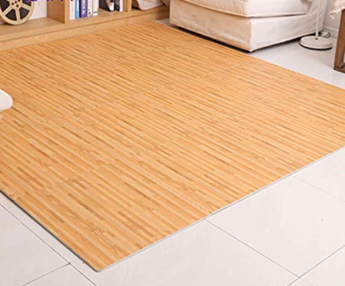 Trimming Shop Puzzle Espuma Juego Alfombra Extra Grueso y Suave Encajable Alfombrilla Rompecabezas Suelo Figuritas para Niños - Beige