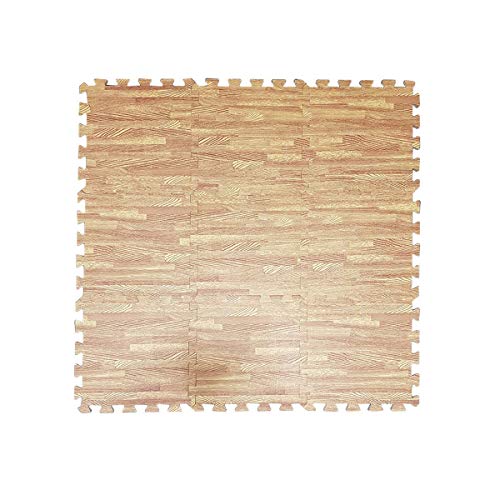 Trimming Shop Puzzle Espuma Juego Alfombra Extra Grueso y Suave Encajable Alfombrilla Rompecabezas Suelo Figuritas para Niños - Beige