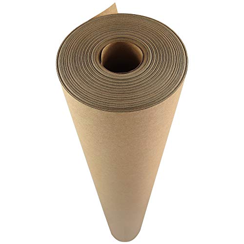 Triplast - Rollo de papel kraft (750 mm x 50 m, 100% papel reciclado, biodegradable y totalmente reciclable, 50 m), color marrón