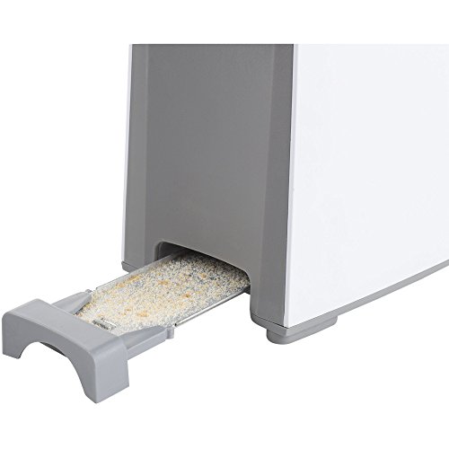 Tristar BR-1024 Tostadora ranura larga, 1000 W, 2, Gris y blanco