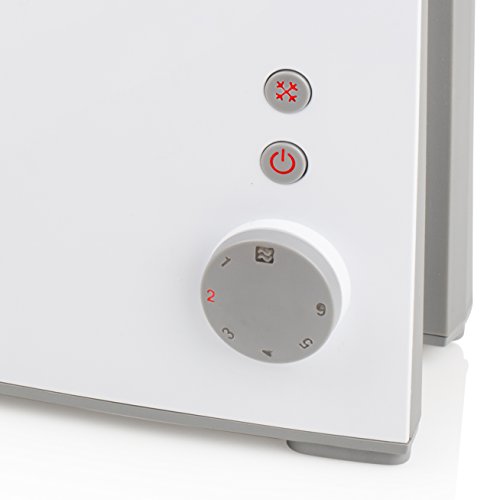 Tristar BR-1024 Tostadora ranura larga, 1000 W, 2, Gris y blanco