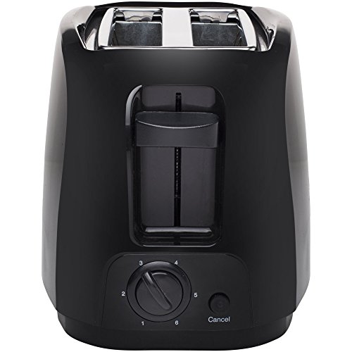 Tristar BR-1025 Tostadora para 2 rebanadas de Pan, 800 W, 6 ajustes de Tostado, Bandeja para Migas extraíble, Plástico, 2 Ranuras, Negro