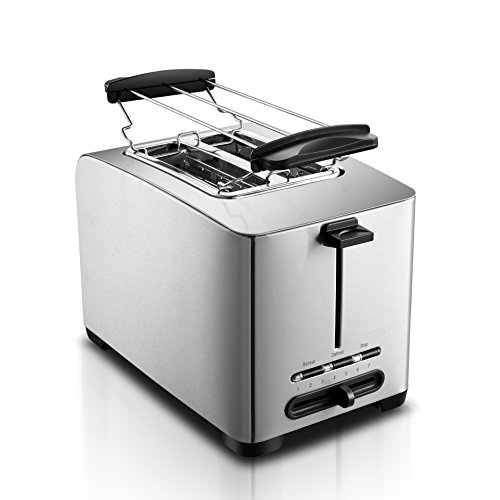 Tristar BR-2139 Tostador BR2139 2RANURAS INOXqv, 850 W, Acero Inoxidable, 2 Ranuras, Gris
