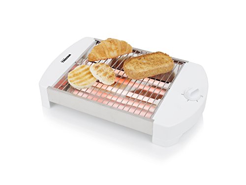 Tristar BR-2400 Tostadora plana con temporizador, 400 W, plástico, Blanco