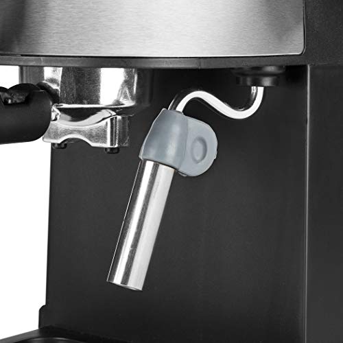 Tristar CM-2275 Cafetera Espresso, 850 W, 1.2 litros, Acero Inoxidable, Negro