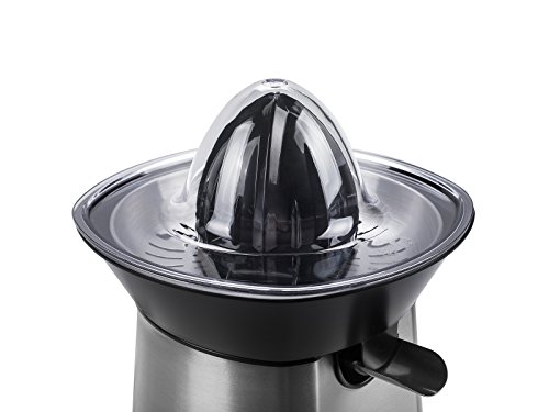 Tristar Cp-2269 Exprimidor de cítricos, 2 conos de prensado, 60 W, Acero Inoxidable, Gris